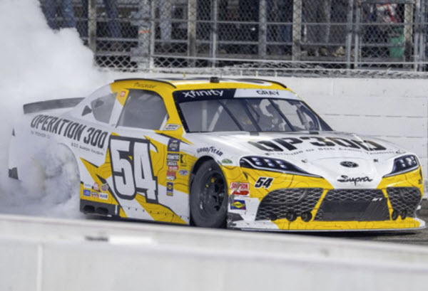 2025 Taylor Gray NASCAR Diecast 54 Operation 300 Martinsville Win Raced Version CWC 1:24 Lionel Action ARC 99